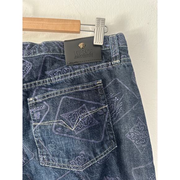 Versace jeans vintage Couture denim jeans Sz 32 - Picture 8 of 14